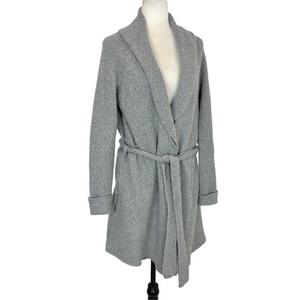Dagsmejan long grey belted cardigan